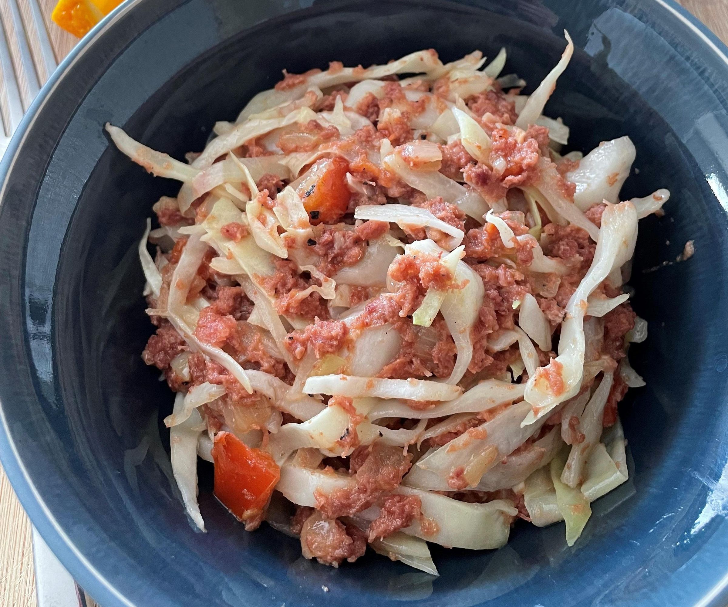 Quick and Easy Corned Beef Cabbage Saute