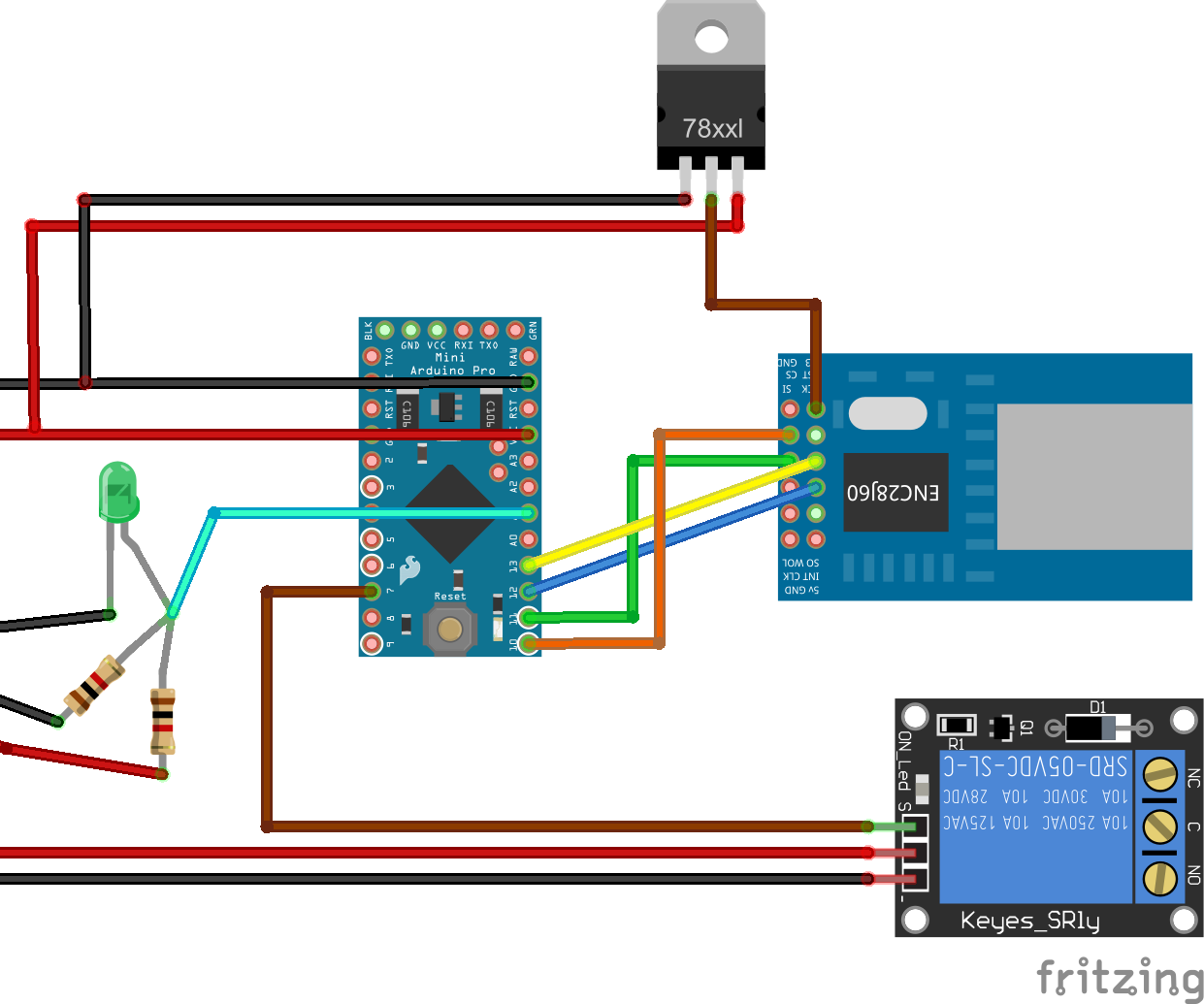 NAS Over Ethernet ON Switch / WOL / Remote On For NAS ENC28J60