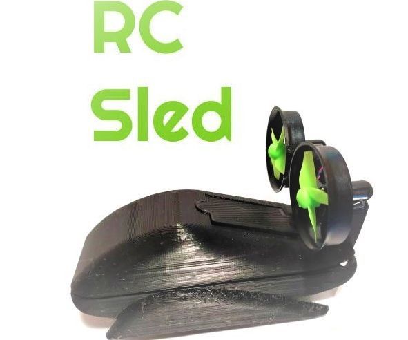 Mini RC Airsled