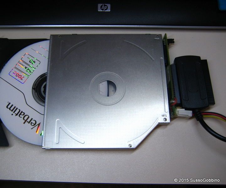 External slim IDE drive to USB power mod