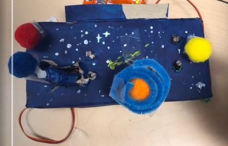 Planet Moving Solar System