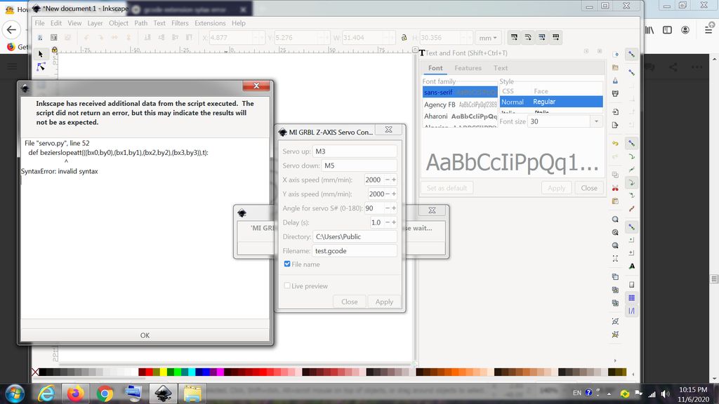 mi inkscape extensions