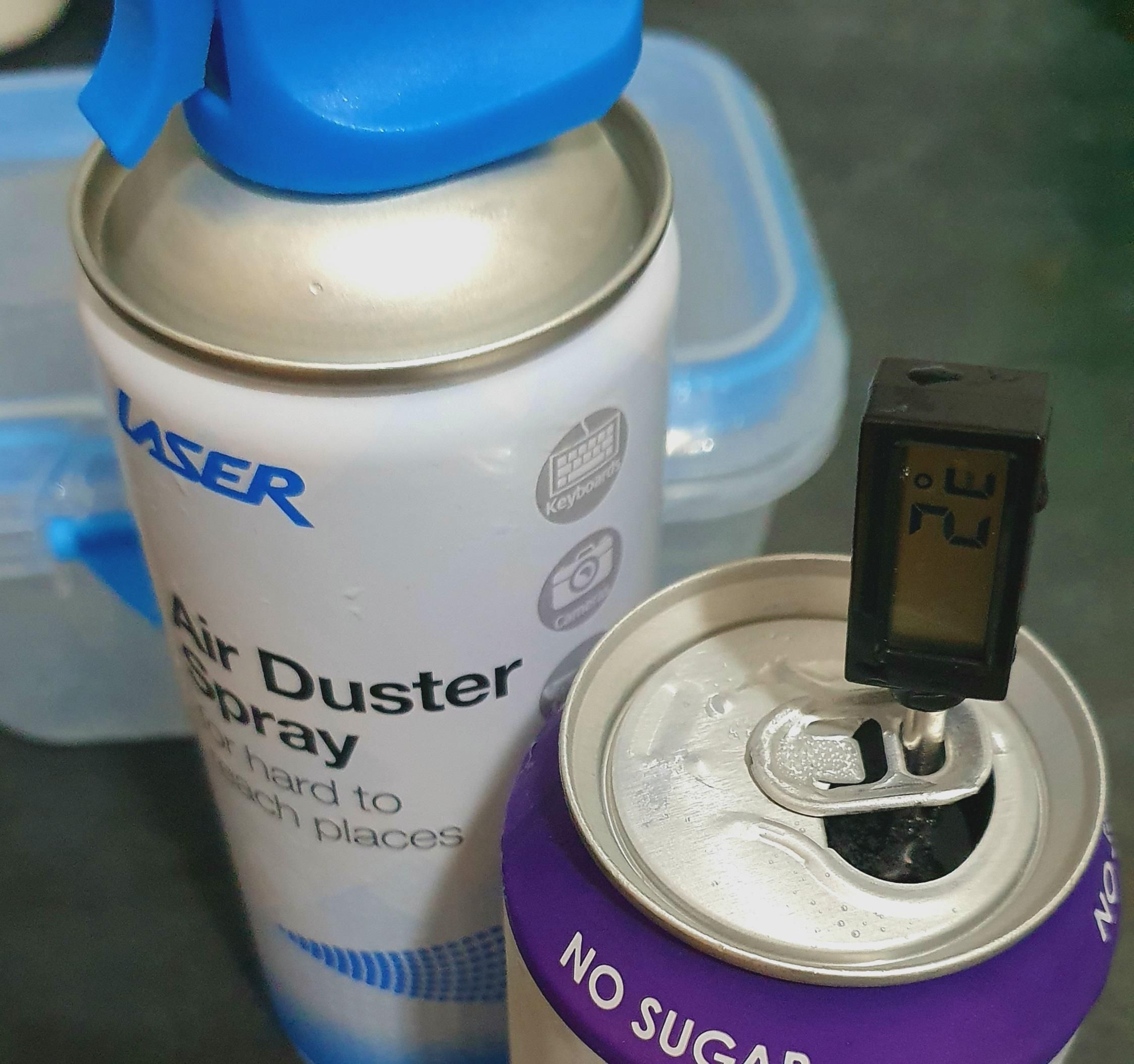Cooling Beer Using an Air Duster 3 Steps Instructables