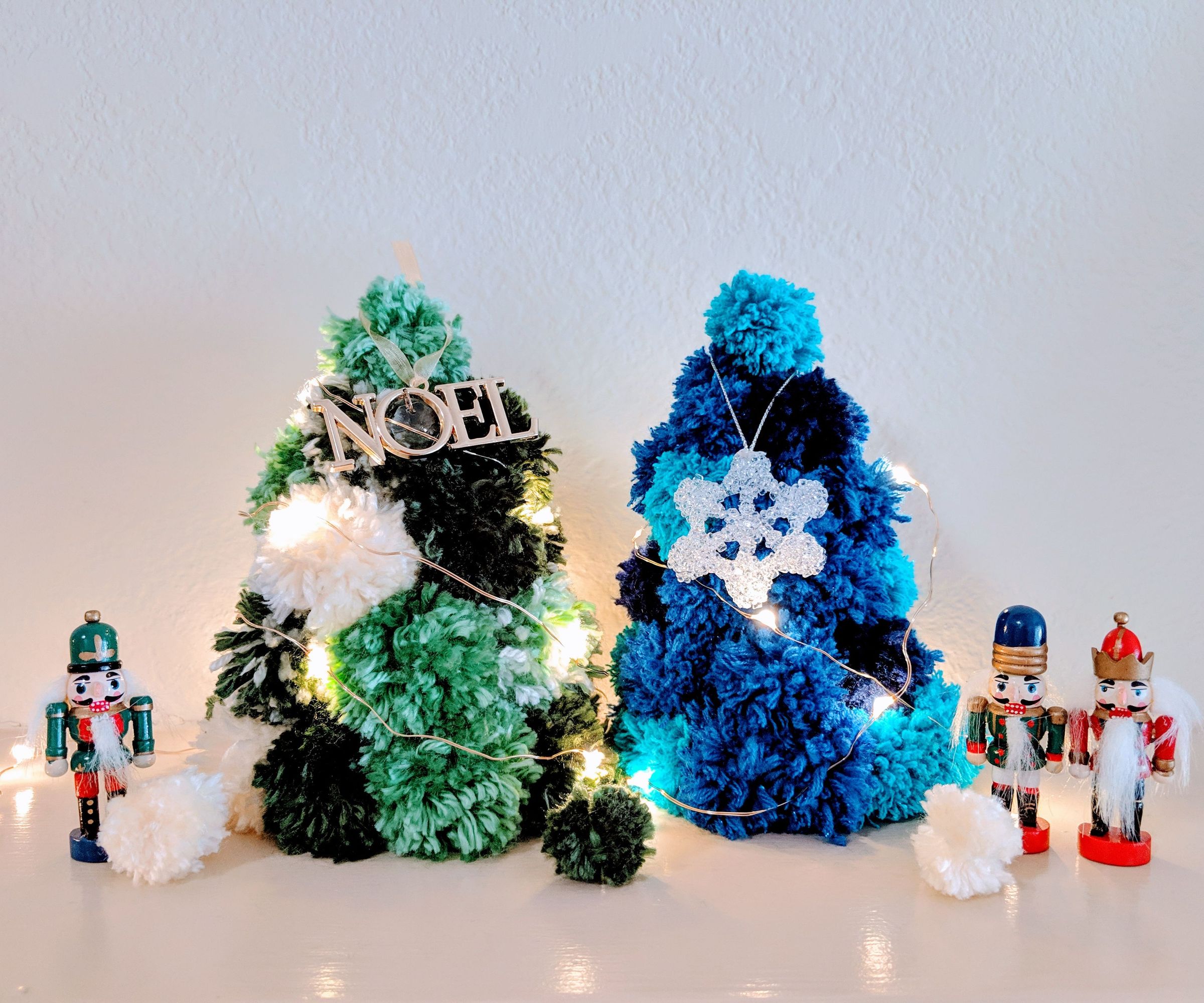 Pom Pom Christmas Trees
