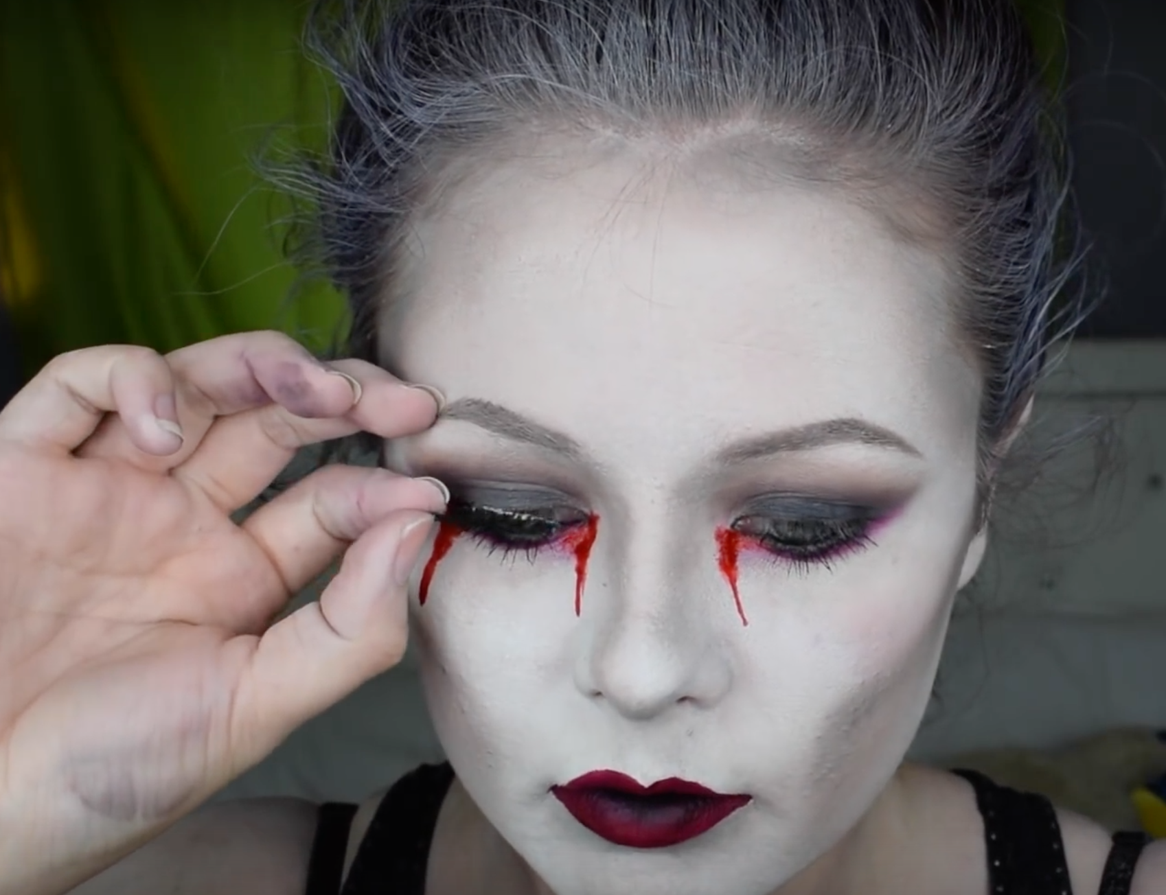 Dead Widow Halloween Makeup Tutorial 8 Steps (with Pictures