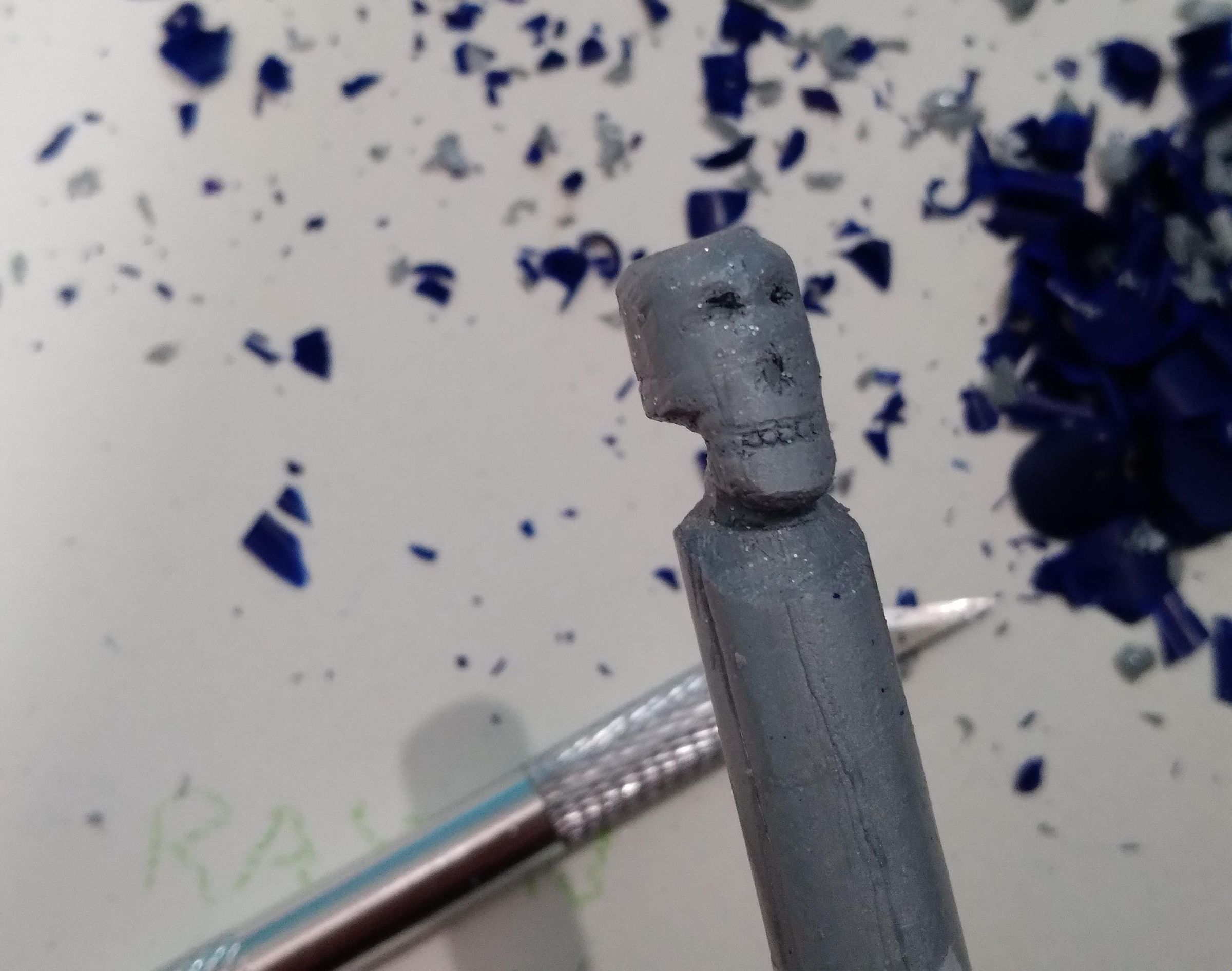 Crayon Carving