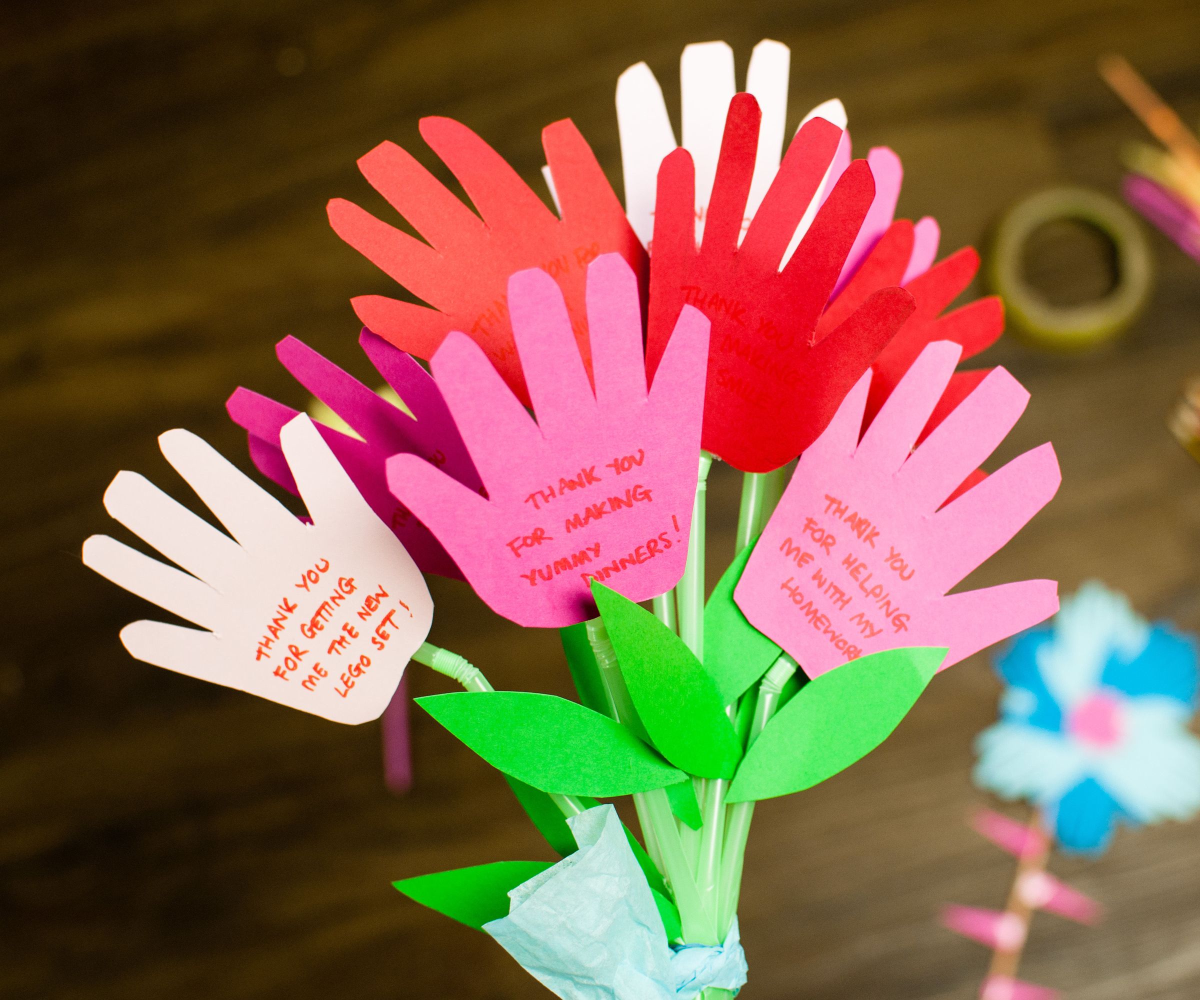 Make a Hand Bouquet