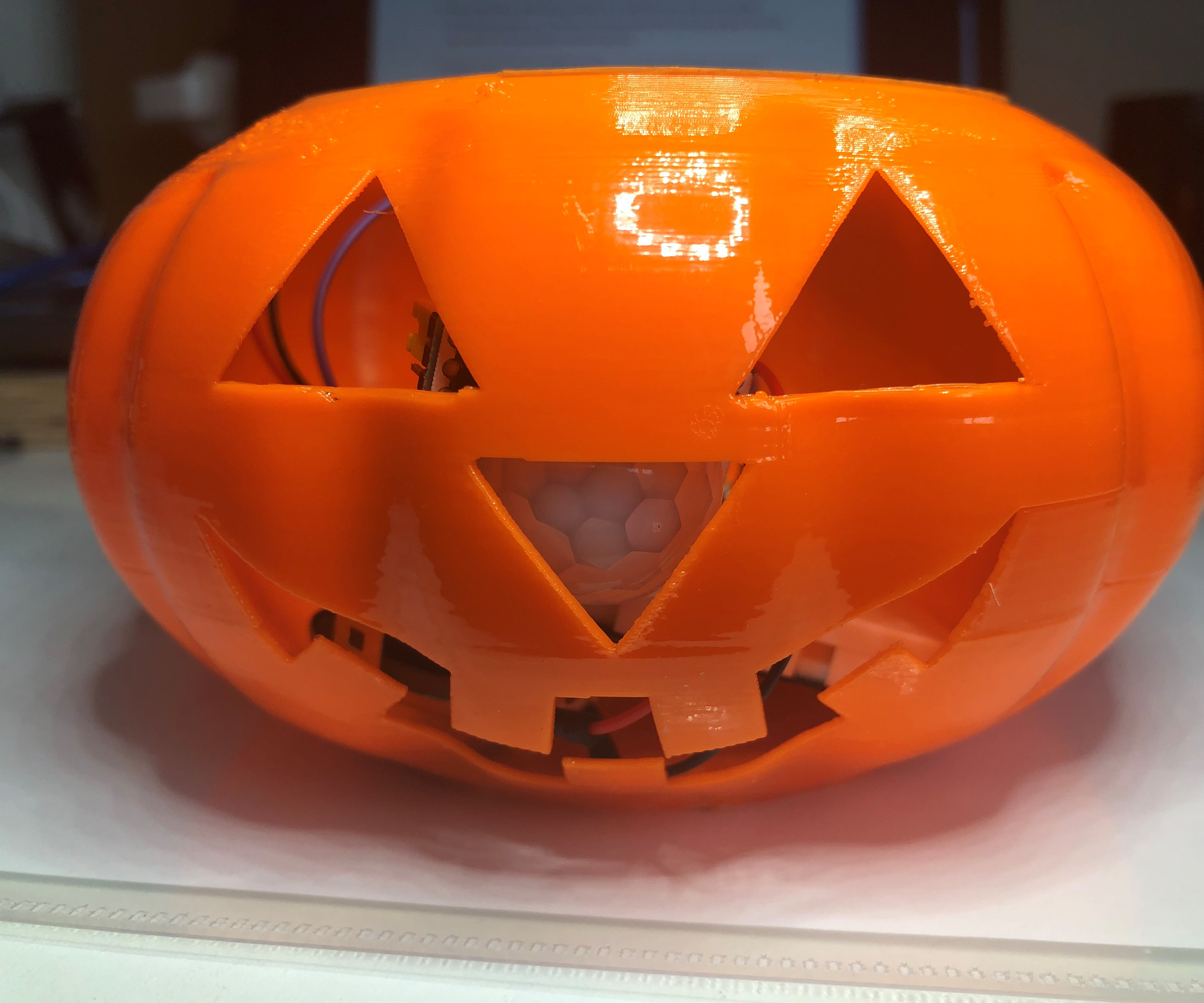 Motion Sensing Arduino Halloween Pumpkin
