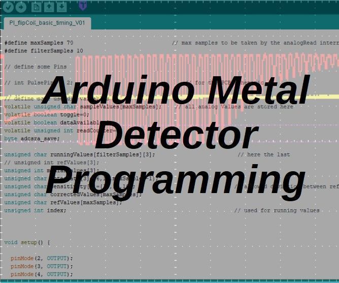 How to Program an Arduino Based Metal Detector