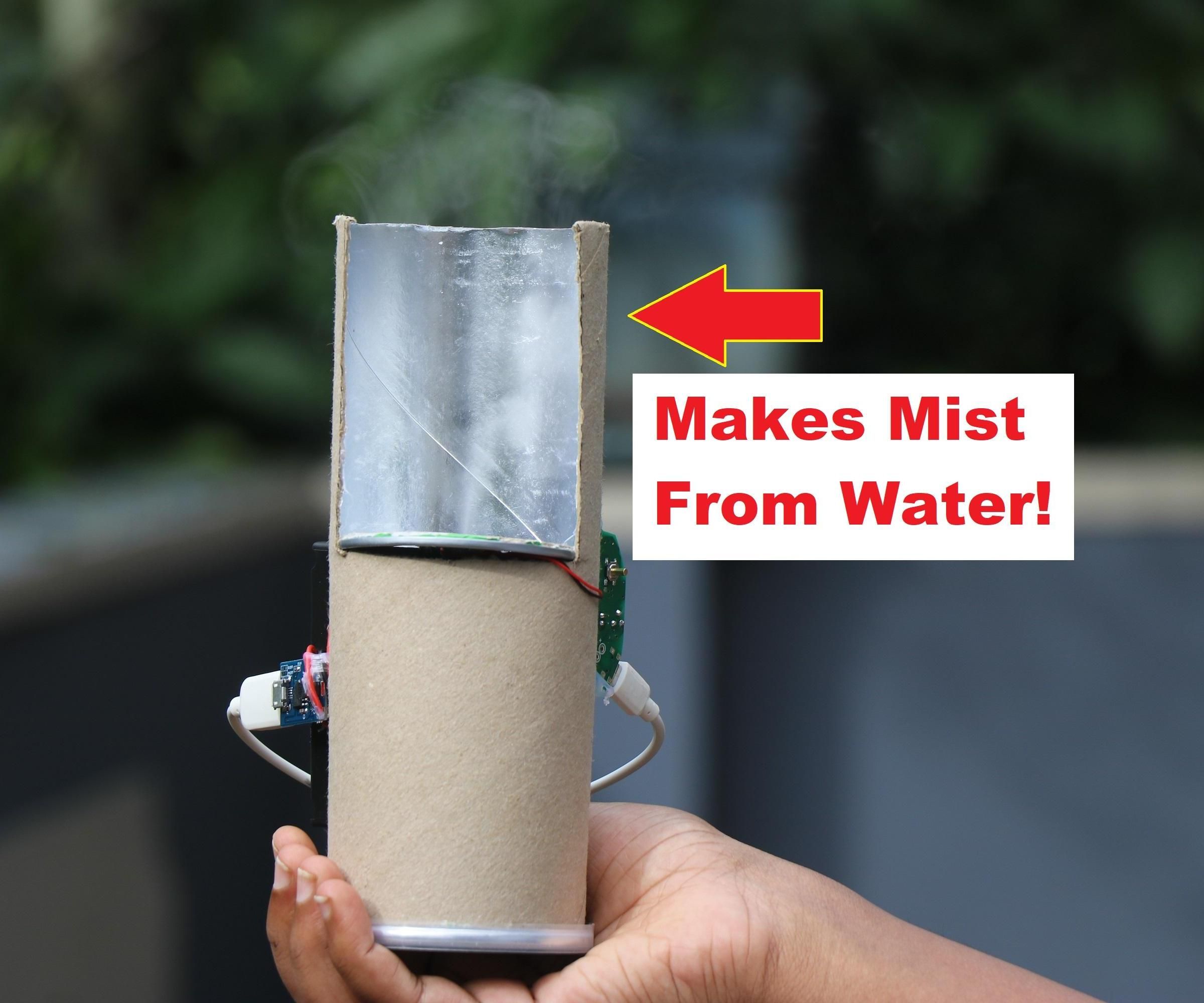 DIY Mist Maker With Simple Materials at Home