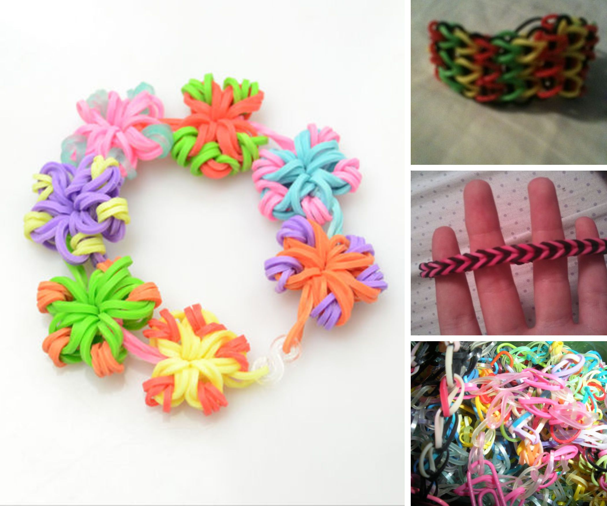 Great Rubber Band Bracelet Tutorials for Be Ginners
