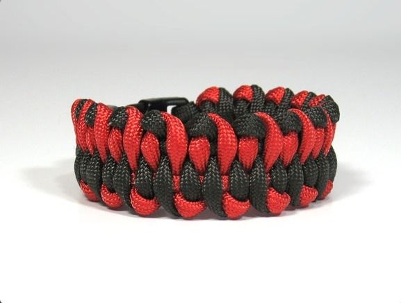 Bracelet Survival Paracorde Dragon Scale 7.5" - Authentique 550 Paracord US