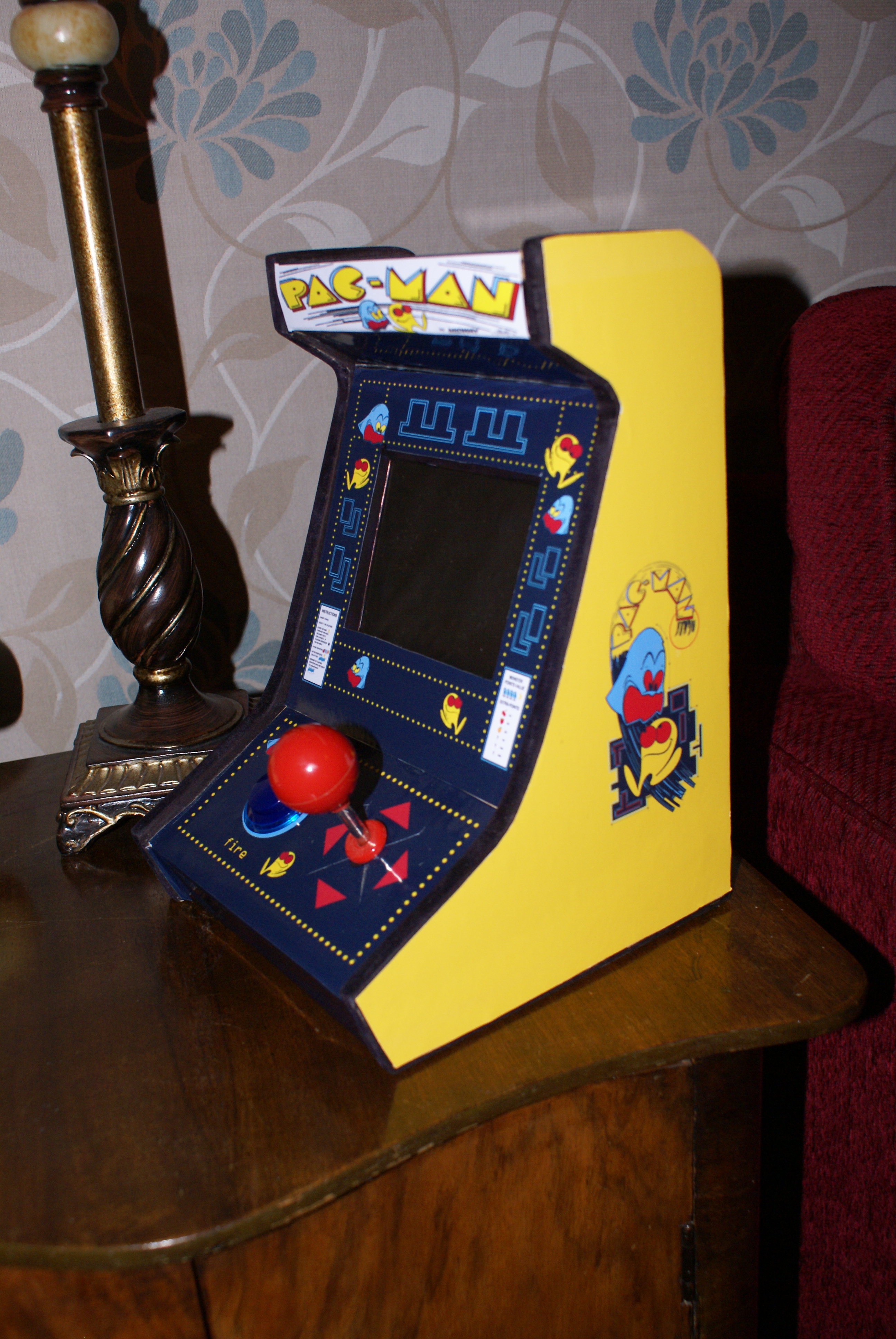 My Mini Bartop Arcade Machine (pacman) Instructables