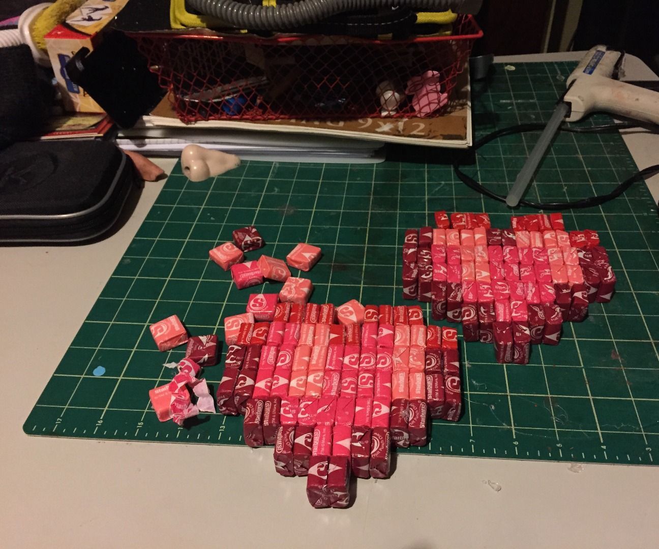 edible 8-bit heart