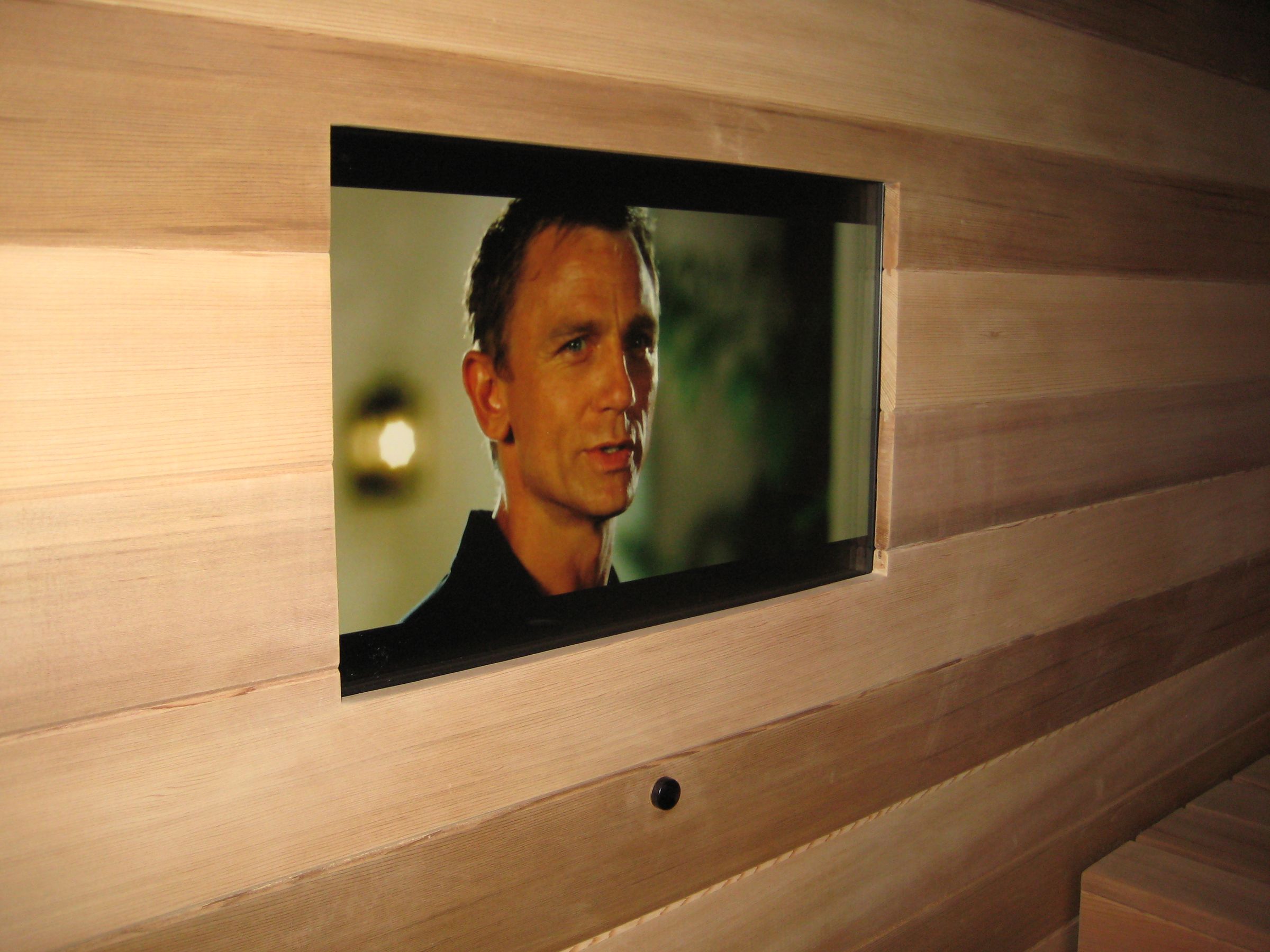 Installing a TV in a Sauna