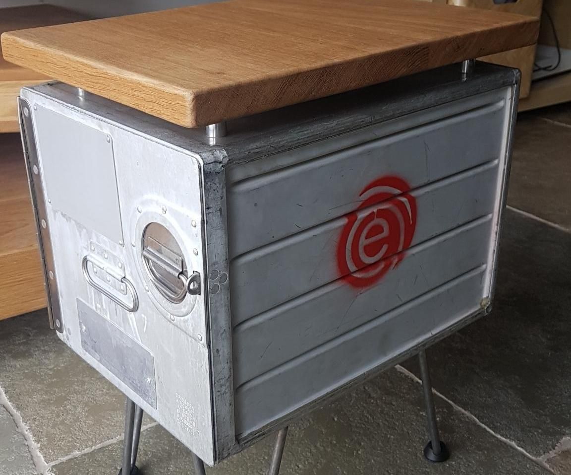 Upcycled Bedside Table Atlas Box Instructables