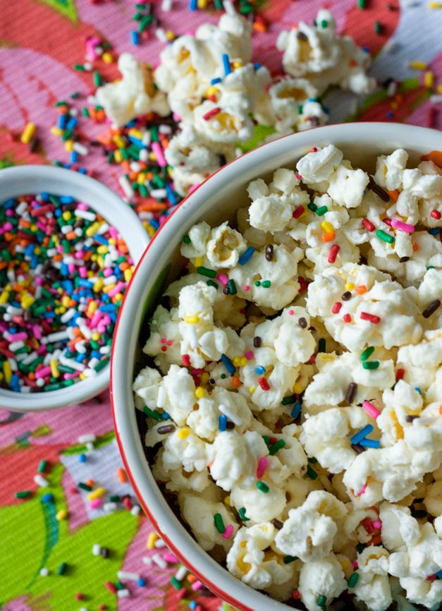 Funfetti Cake Batter Popcorn Instructables