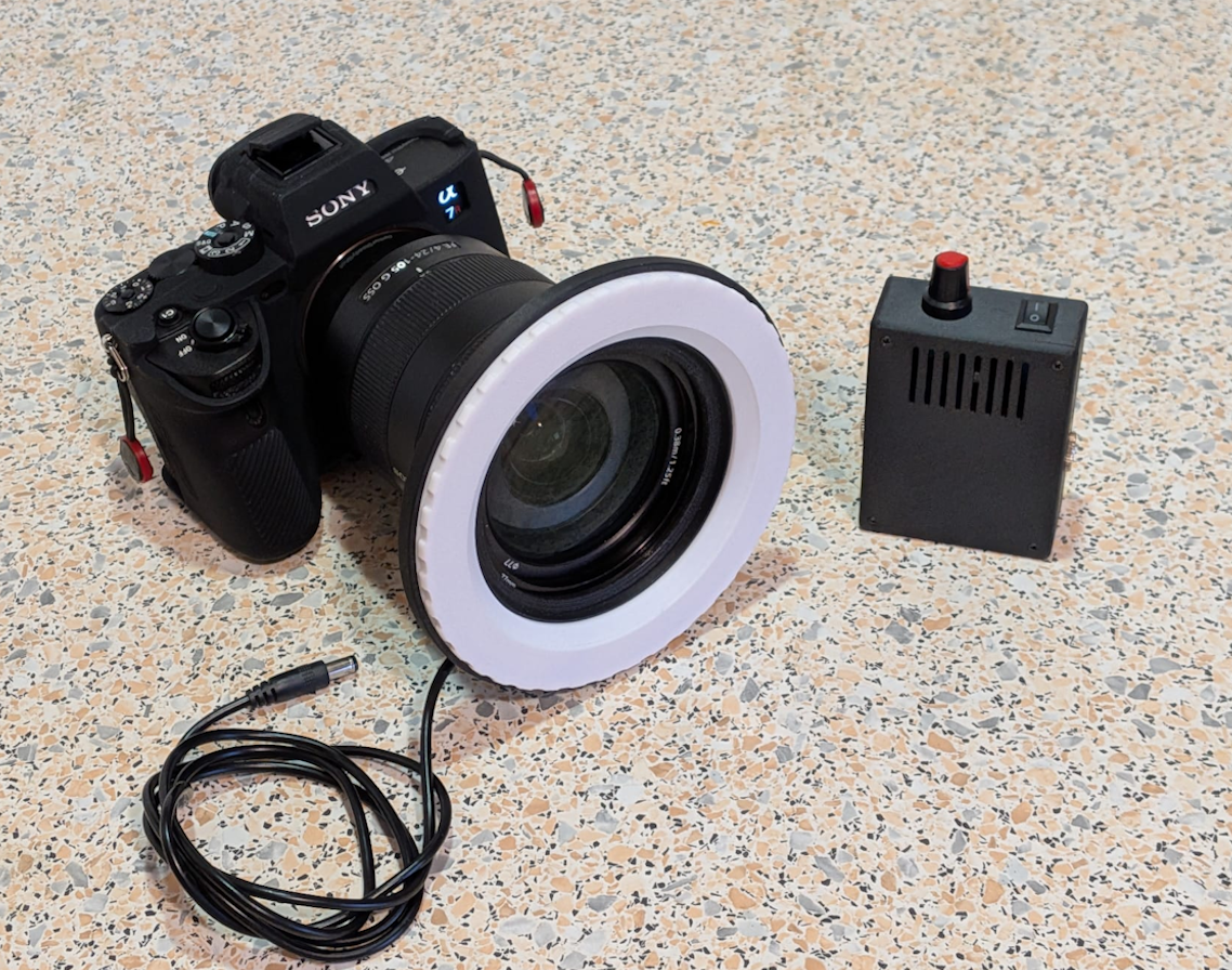 DIY Portable LED Ring Light With Quick Release (3D Printed) – Perfect for Macro and Low Light Photography