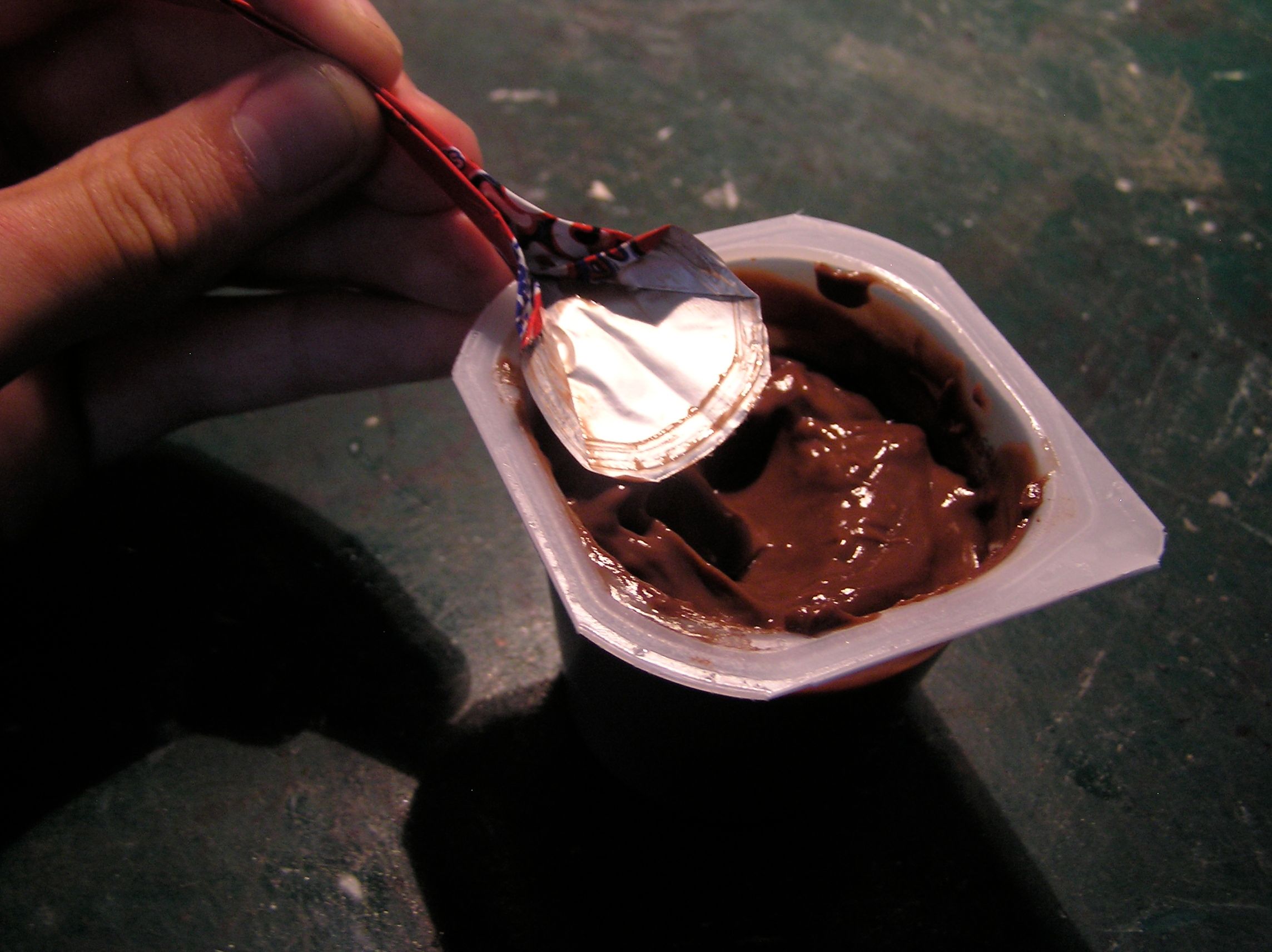 Improvised Pudding Spoon