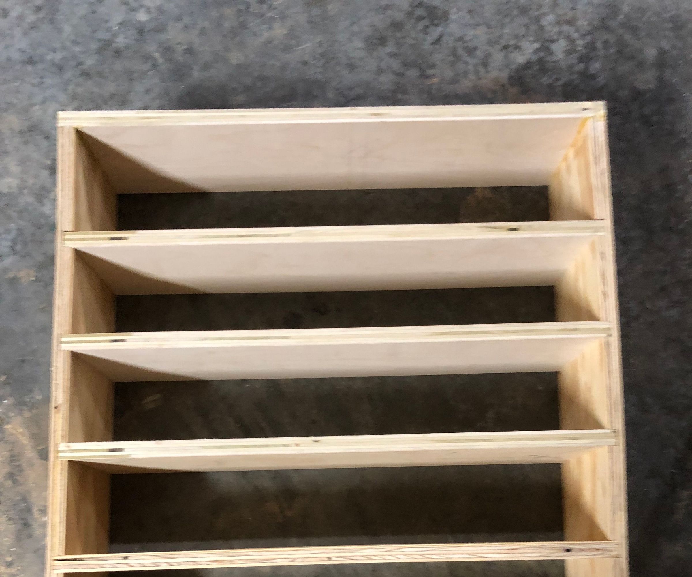 Small Parts Organizer Made of Wood