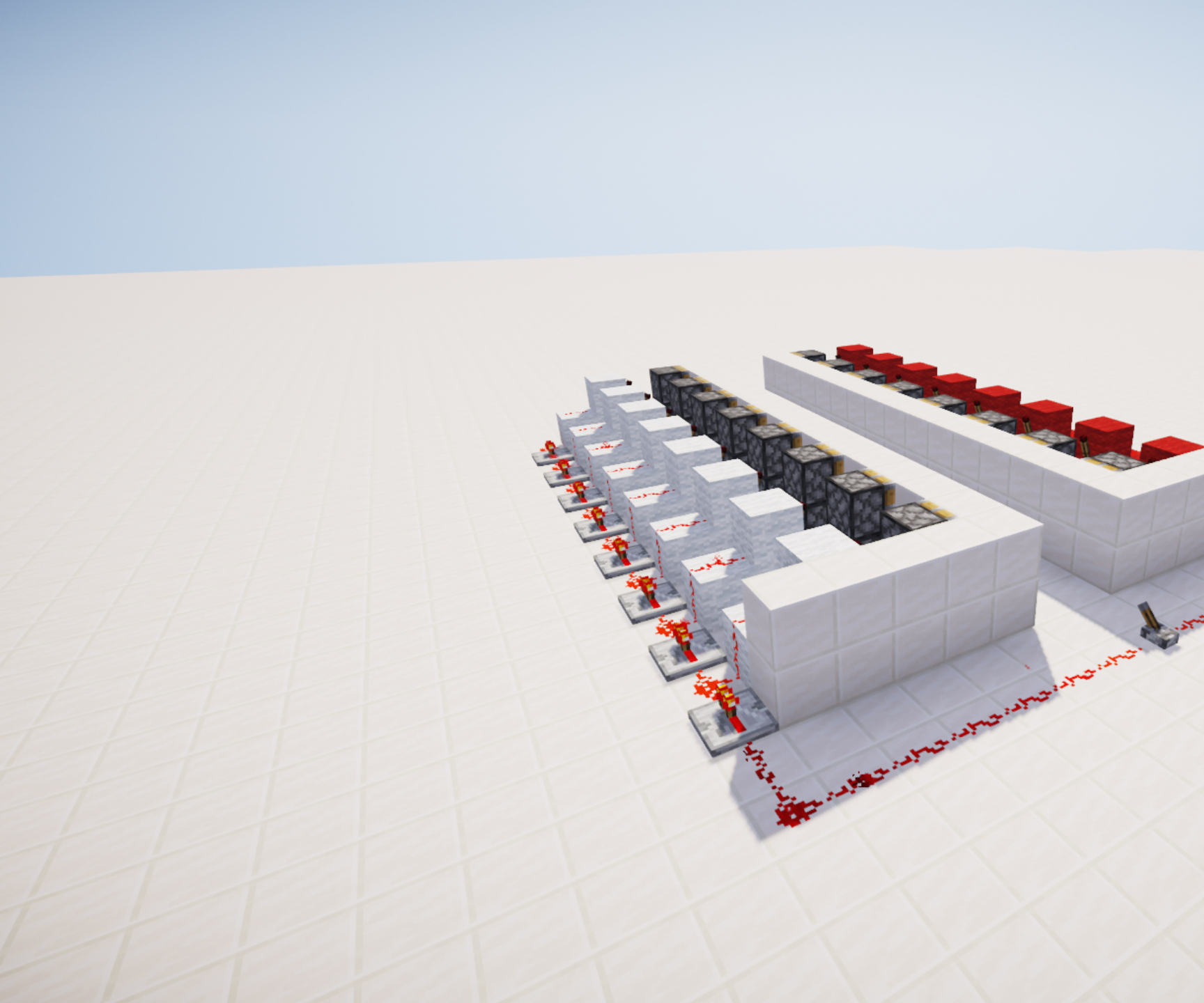 How to Build a Piston Hallway in Minecraft