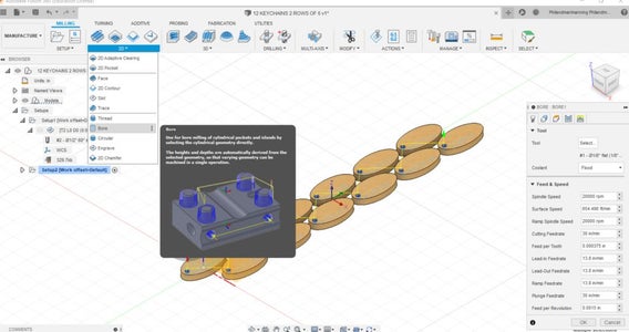 Make a Keychain With Fusion 360, a CNC Machine and Scrap Wood : 10 ...
