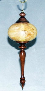 Turned Wooden Ornaments
