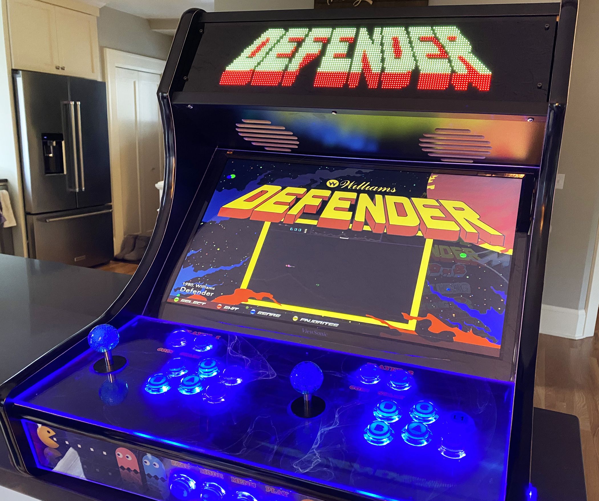 Arcade Machine With Changing LED Marquee 5 Steps (with Pictures