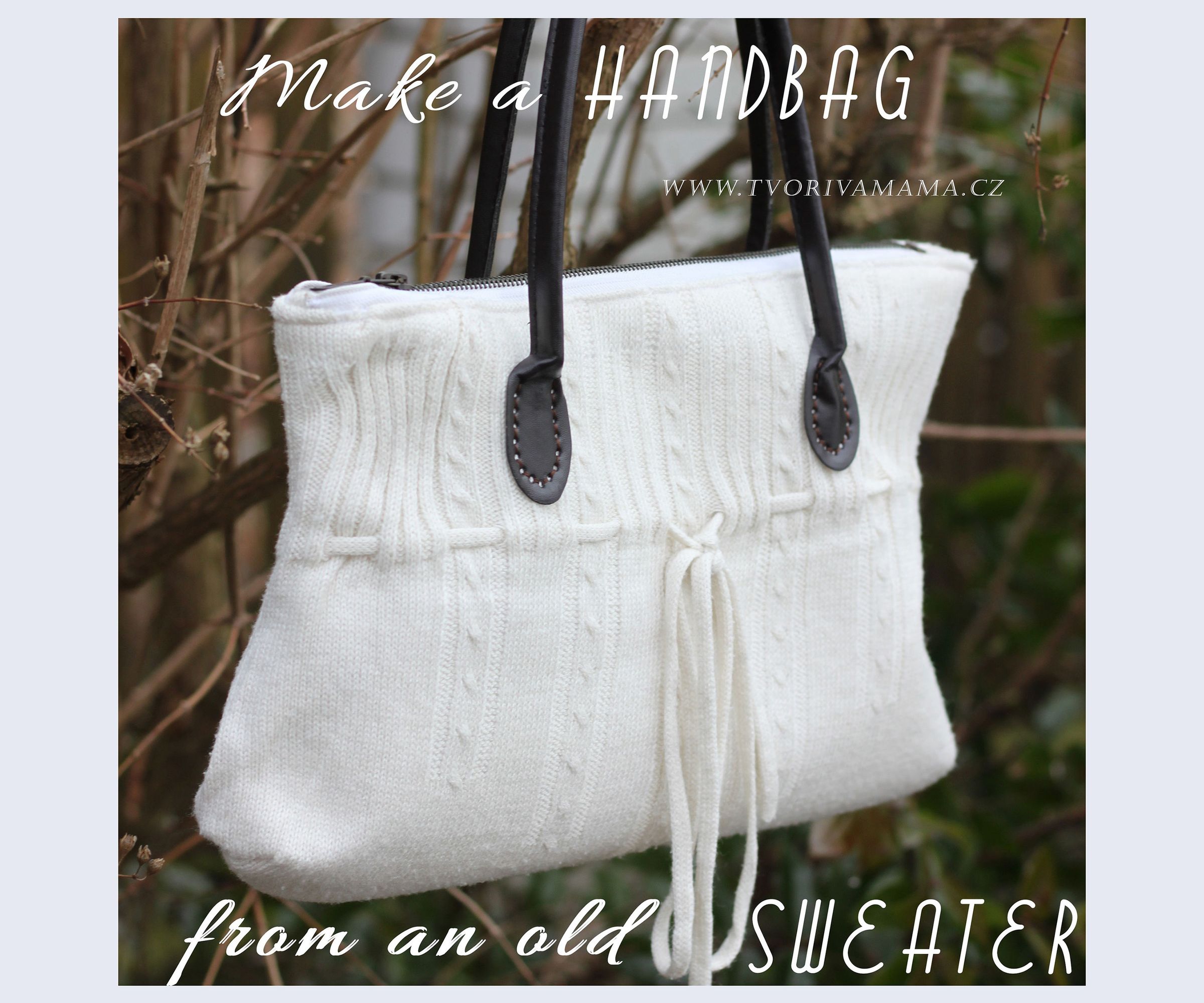 Turn Old Sweater Into a Handbag