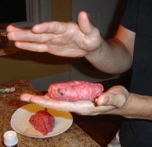 Form Two Patties