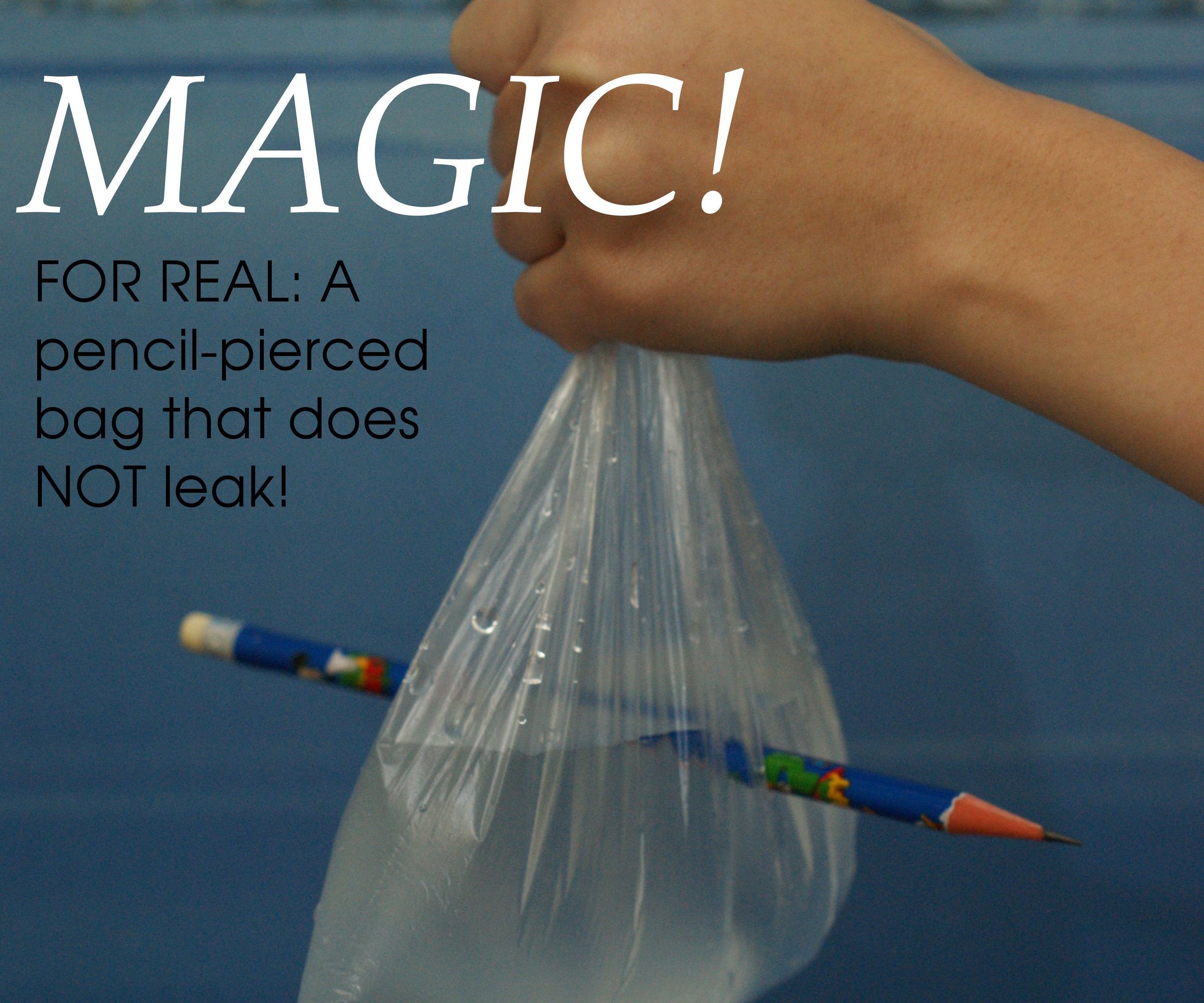 Pencil-pierced Bag That Doesn't Leak! Try It Now!