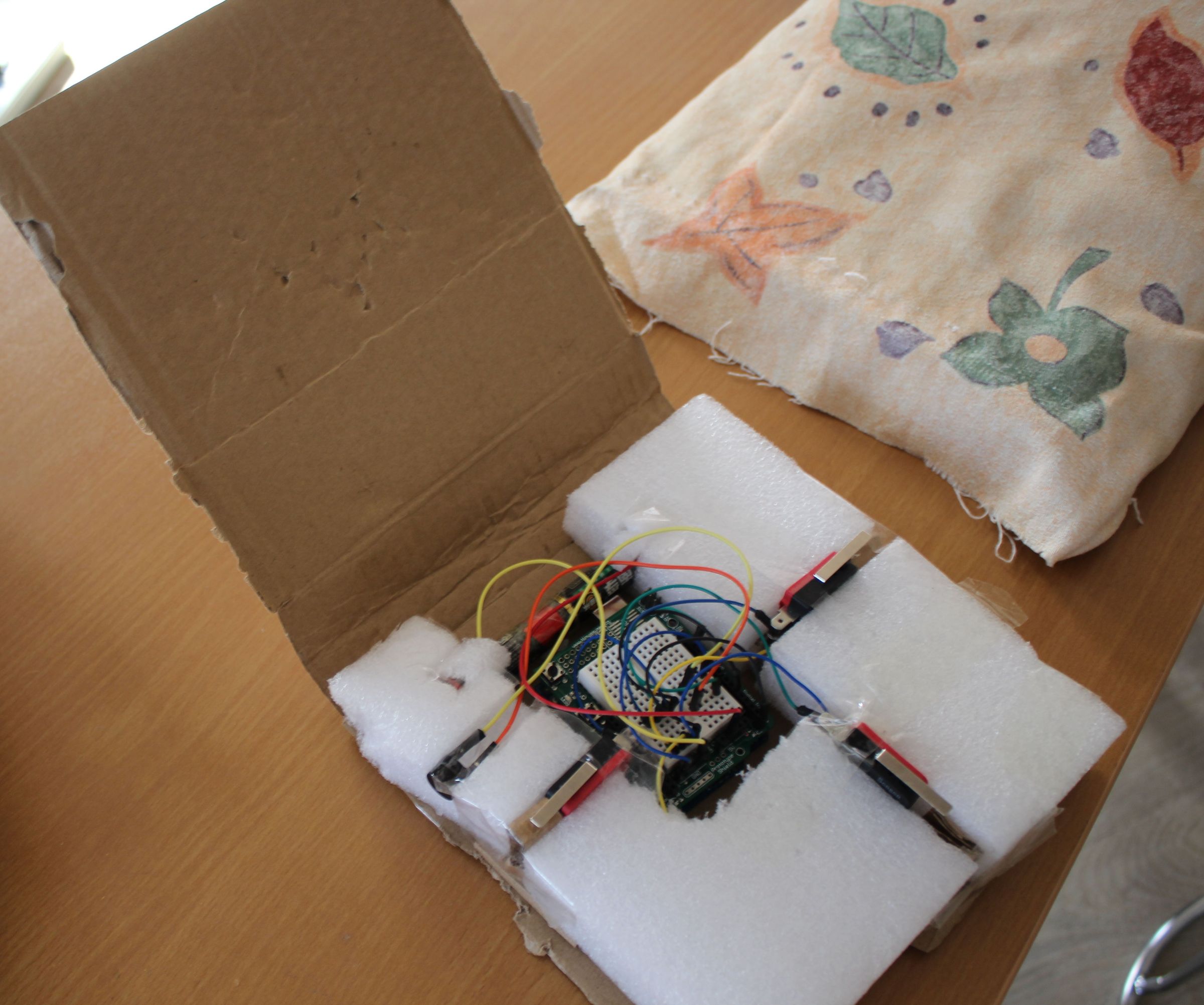 自动提醒休息坐垫