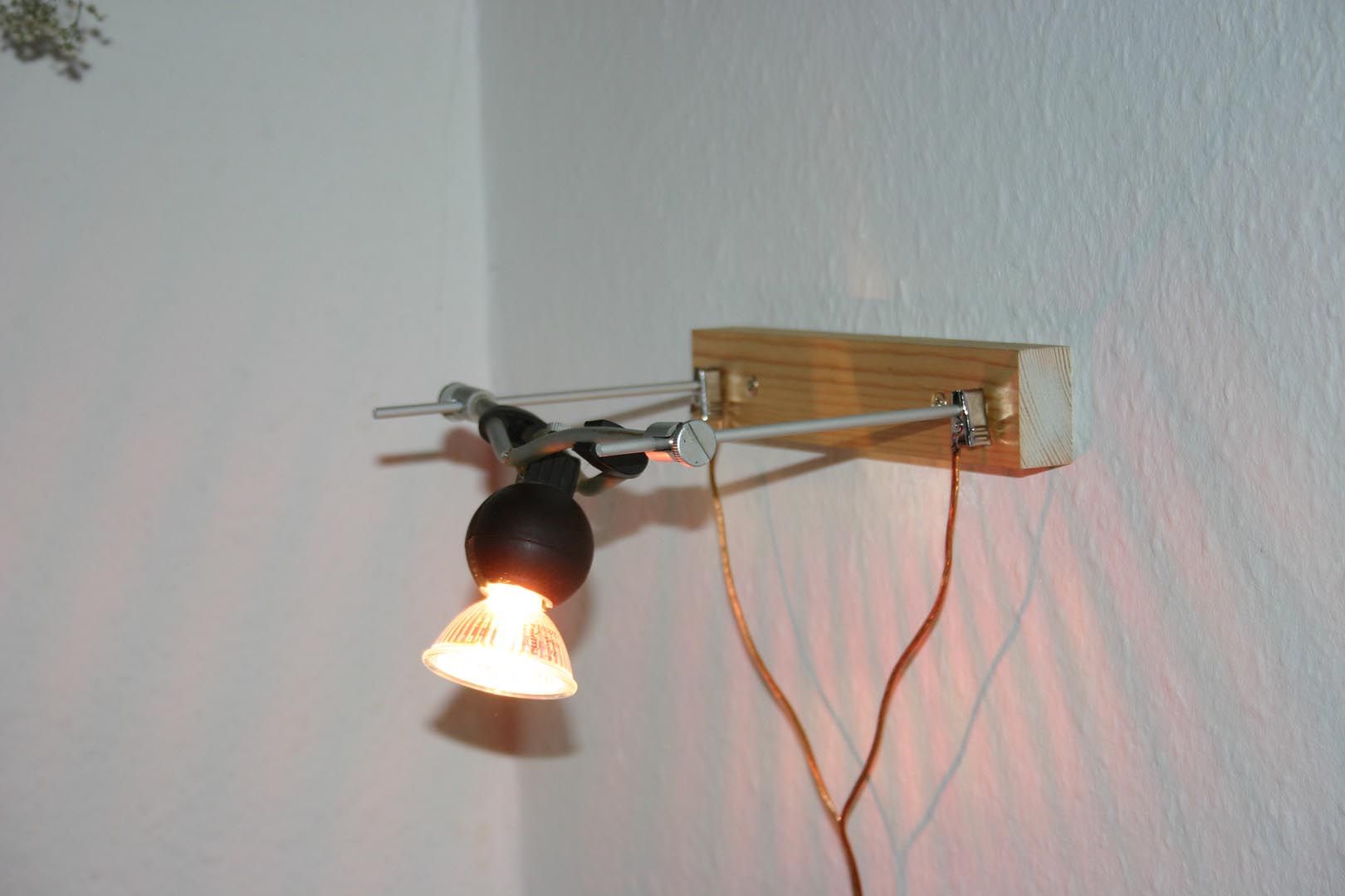Convert Low Voltage Wire System Lights to Wall Mounted Lights
