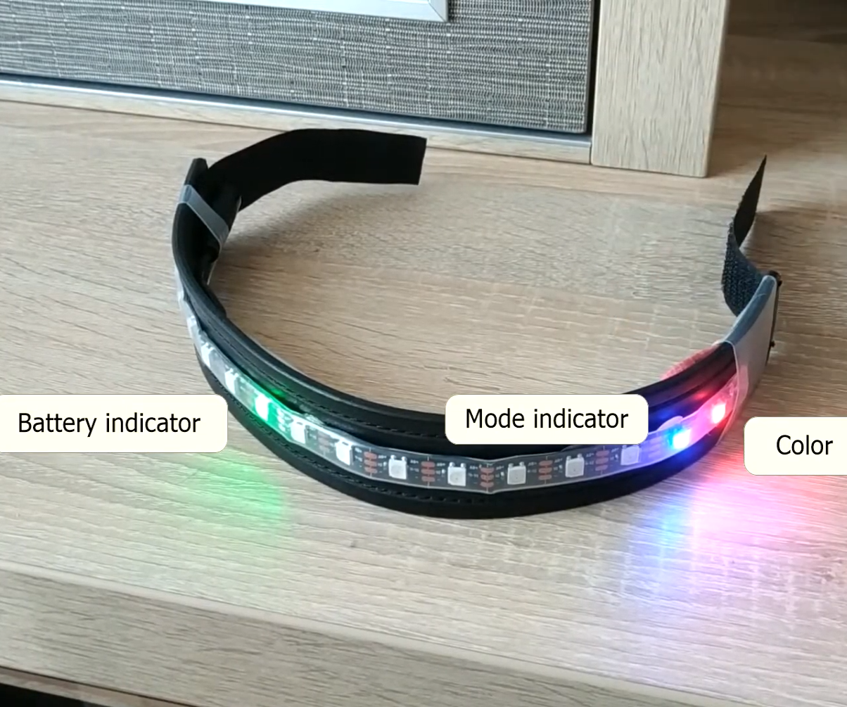 Safety Armband (with ATtiny85 and WS2812)