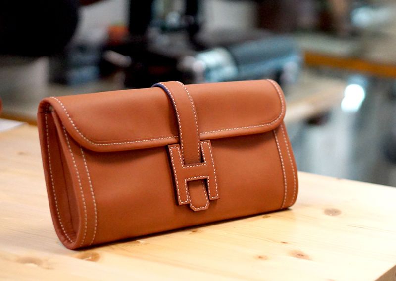 Leather Strap Clutch