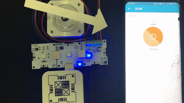 Control a Stepper Motor Remotely Using Xinabox XChip OC06 (PCA9554A DRV8825) and CW02 (ESP32) Using Ubidots Over MQTT
