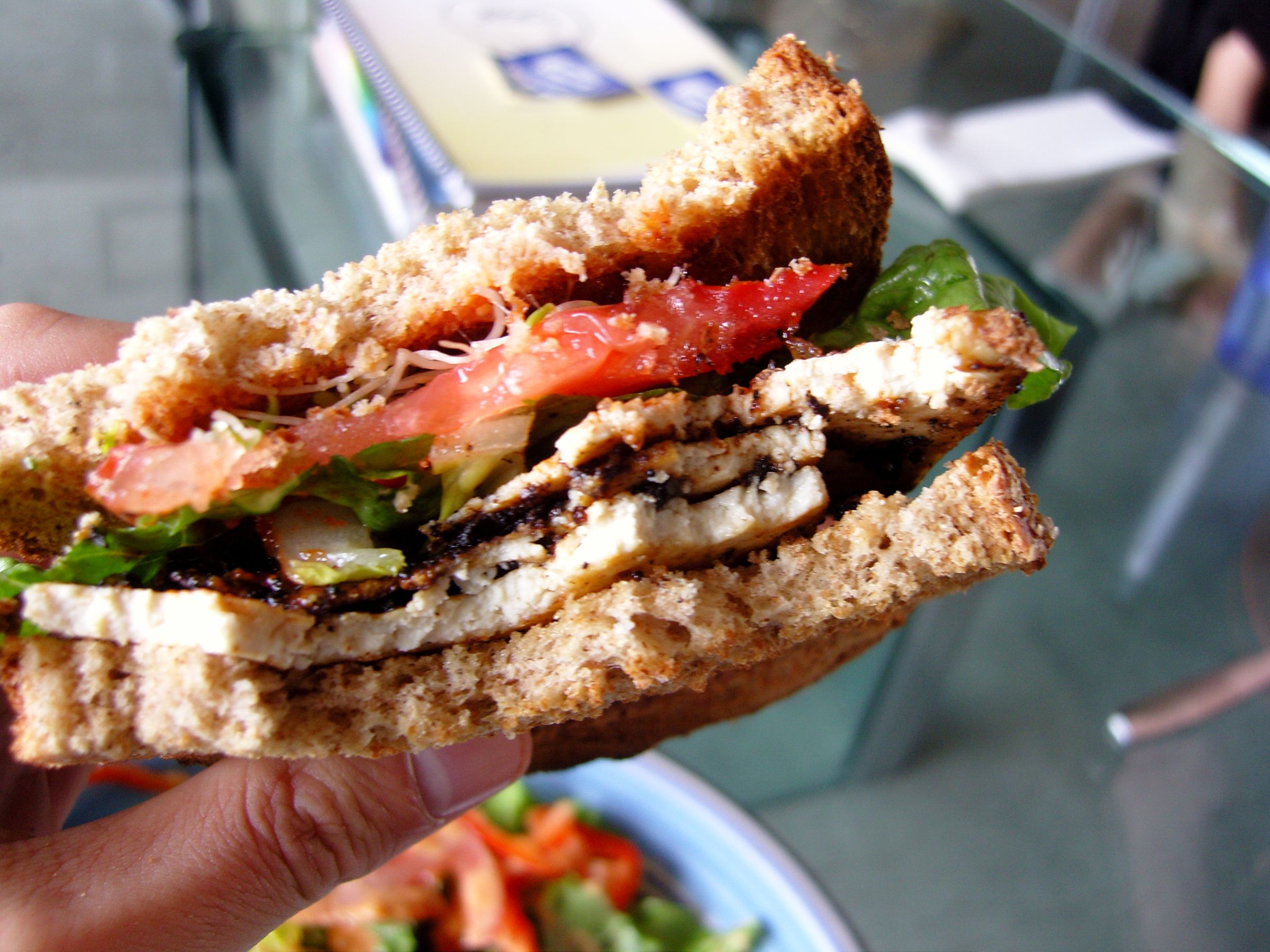 Miso Tofu Sandwiches