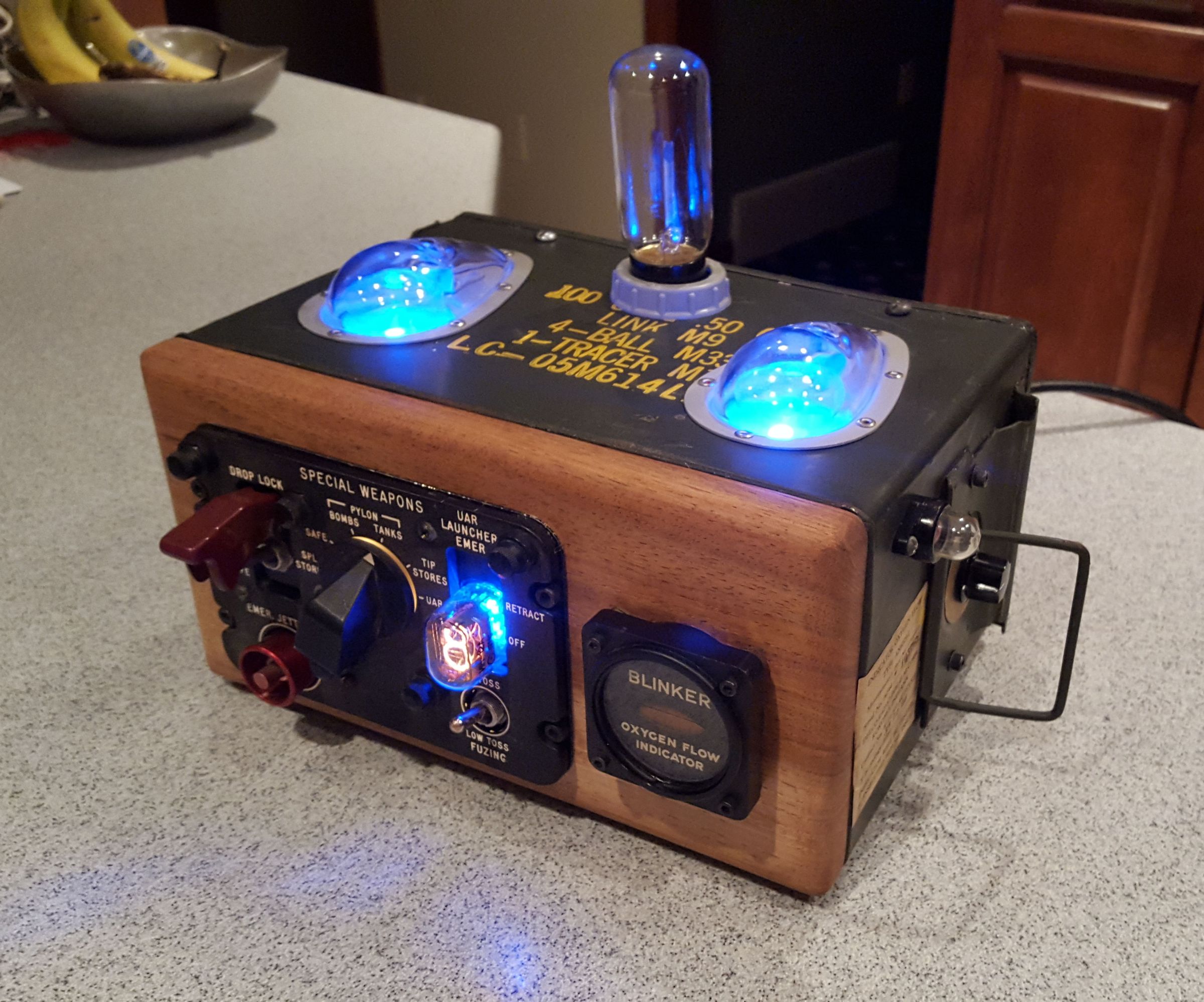 F-104 Starfighter Steampunk Lamp and Outlet