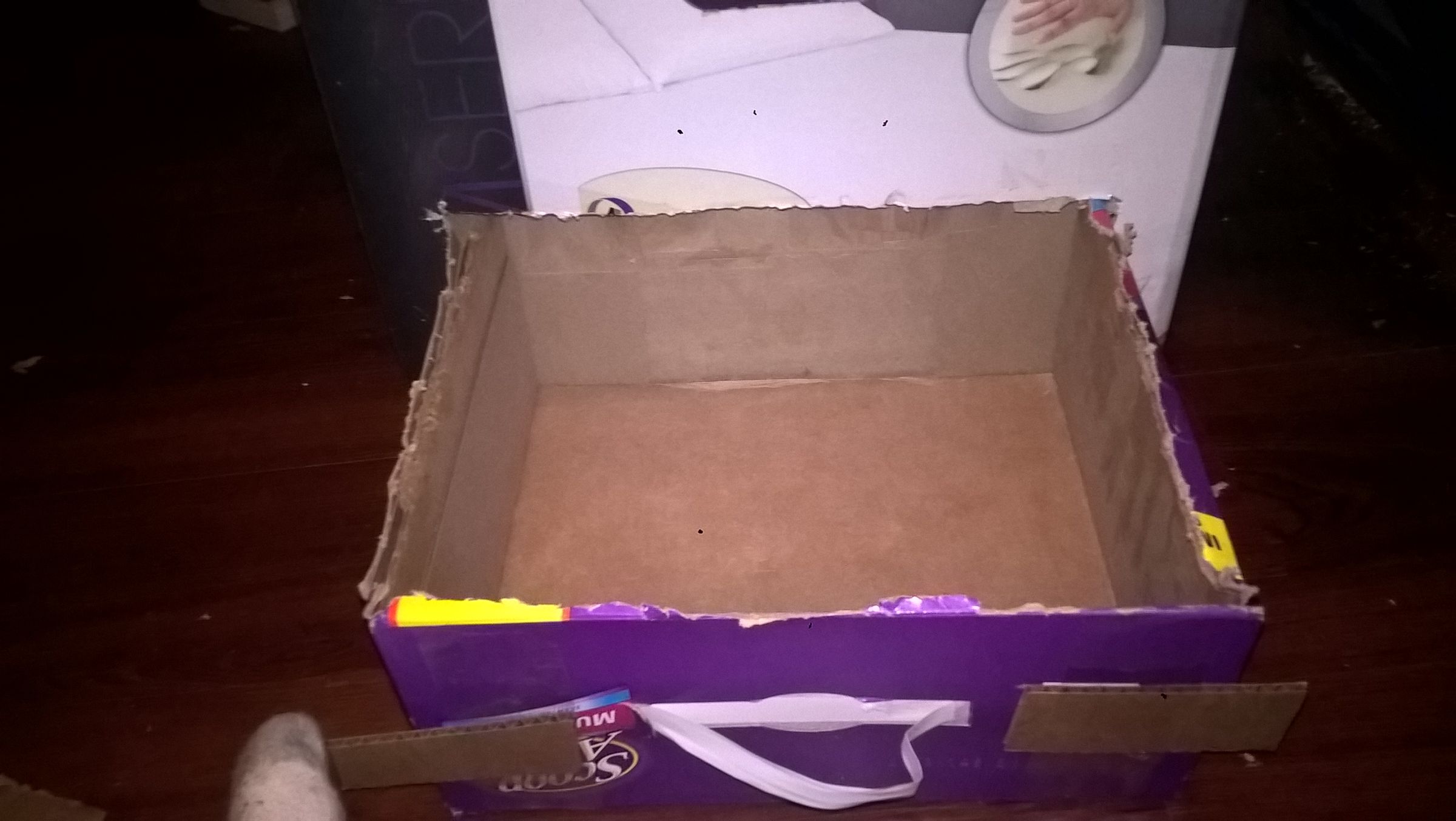 Cardboard Table W/ Drawers