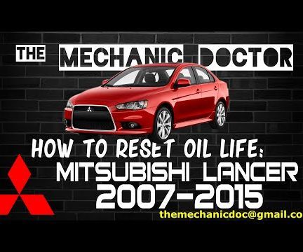 How to Reset Oil Life: Mitsubishi Lancer 2007-2015