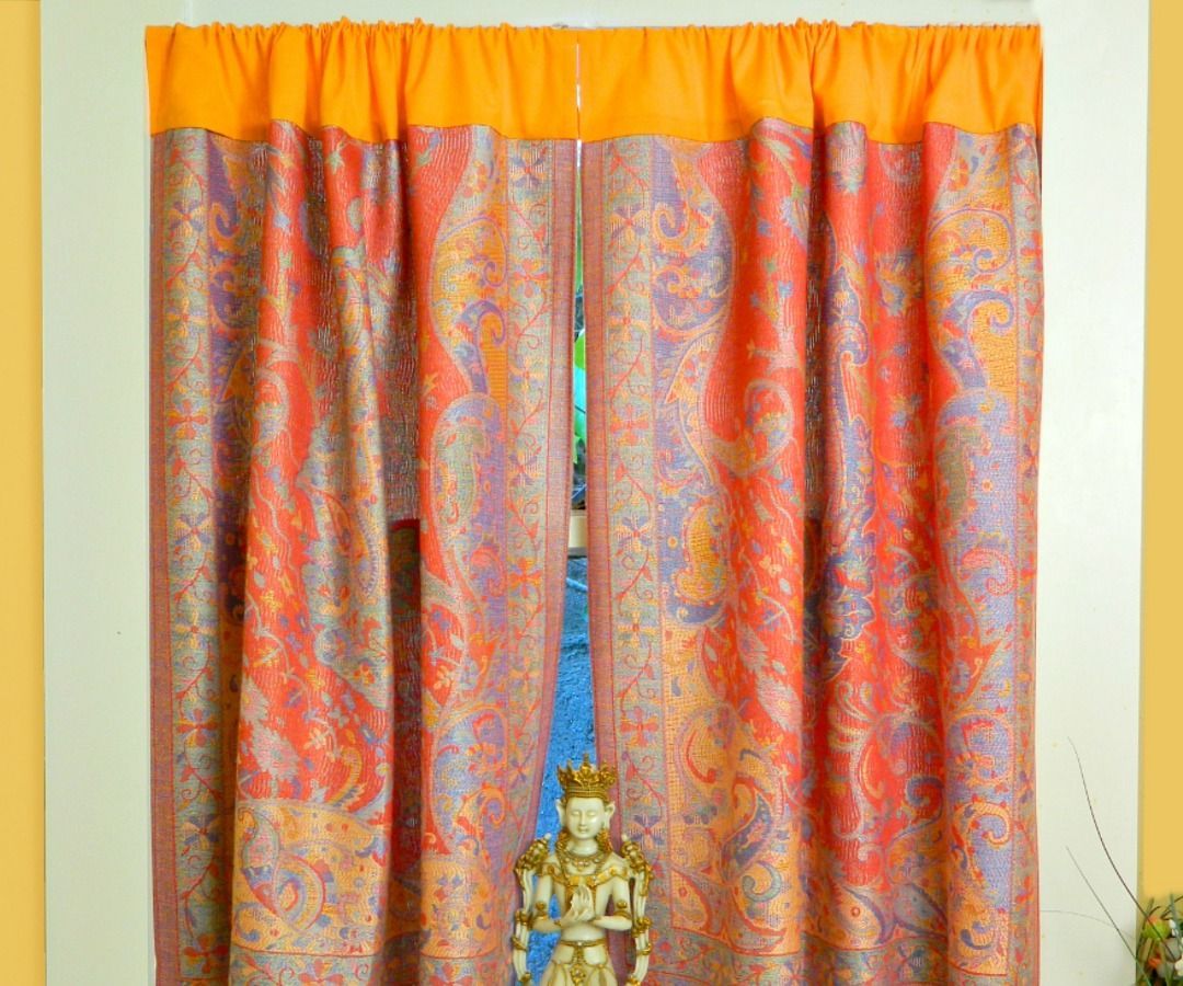No Sew Boho Curtains