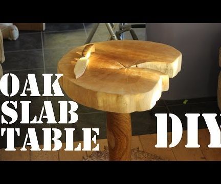 How to Make an Oak Slab Coffee Table for £20!