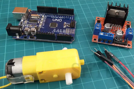 Gear Motor Controlling With Arduino