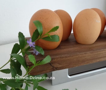 Reclaimed Wood or Pine Egg Holder