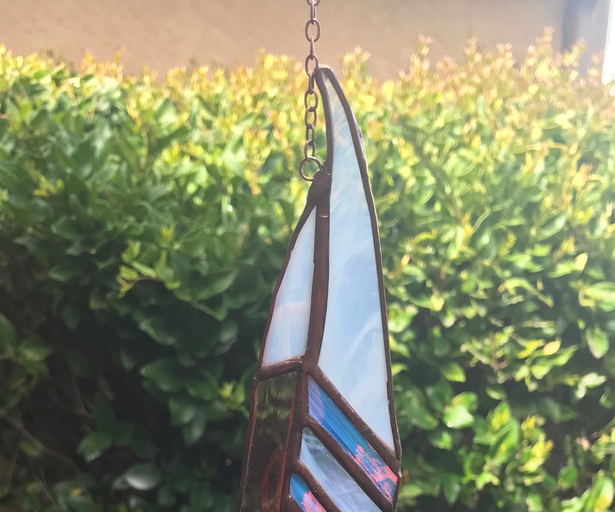 Stained Glass Feather