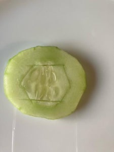 Cutting the Cucumber Pieces