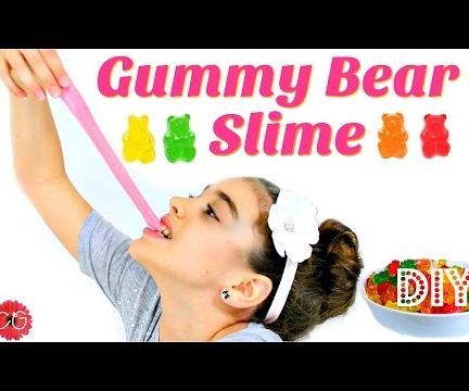 DIY GUMMY BEAR SLIME!  EDIBLE SLIME!