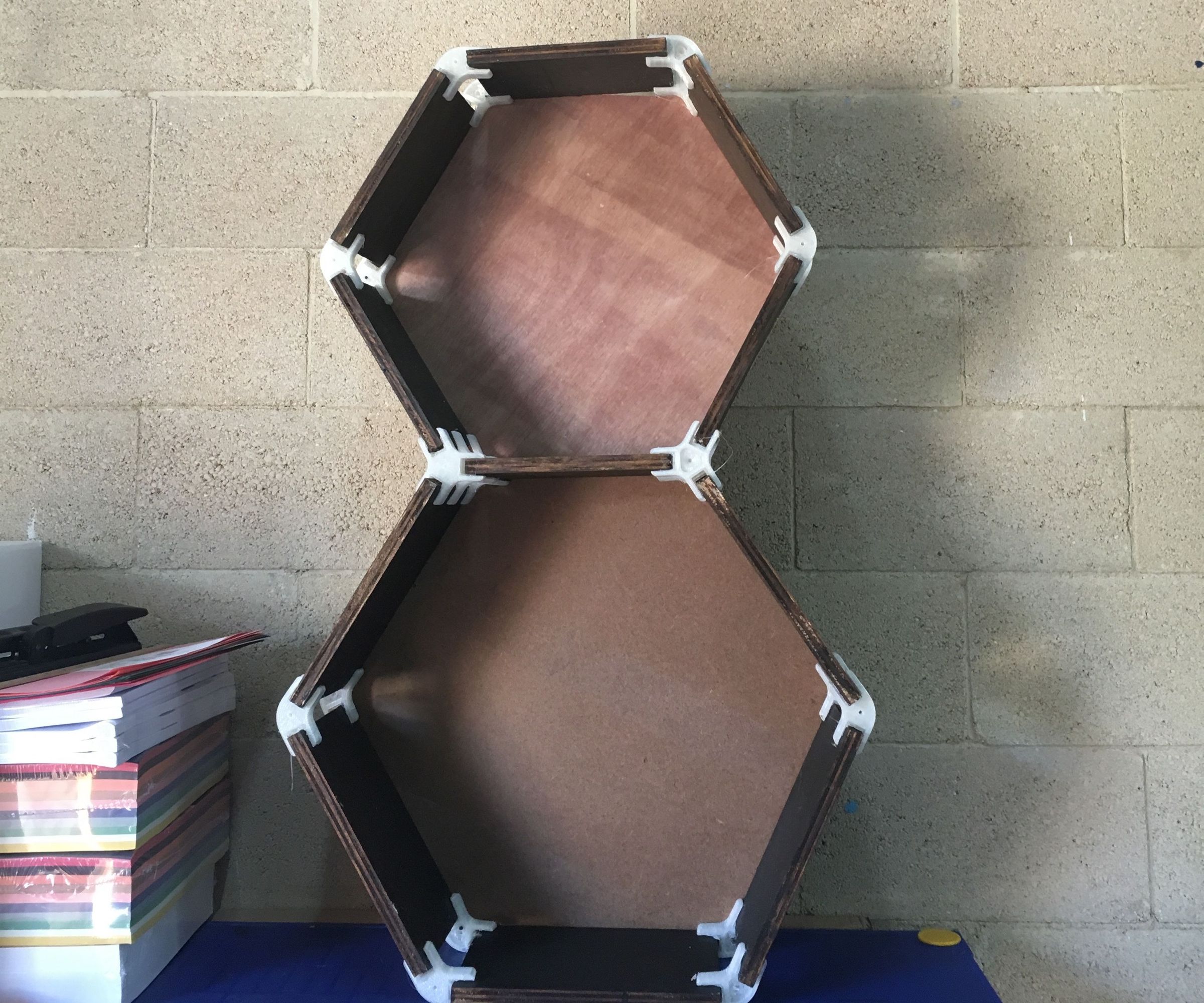 How to Make Honeycomb Shelves