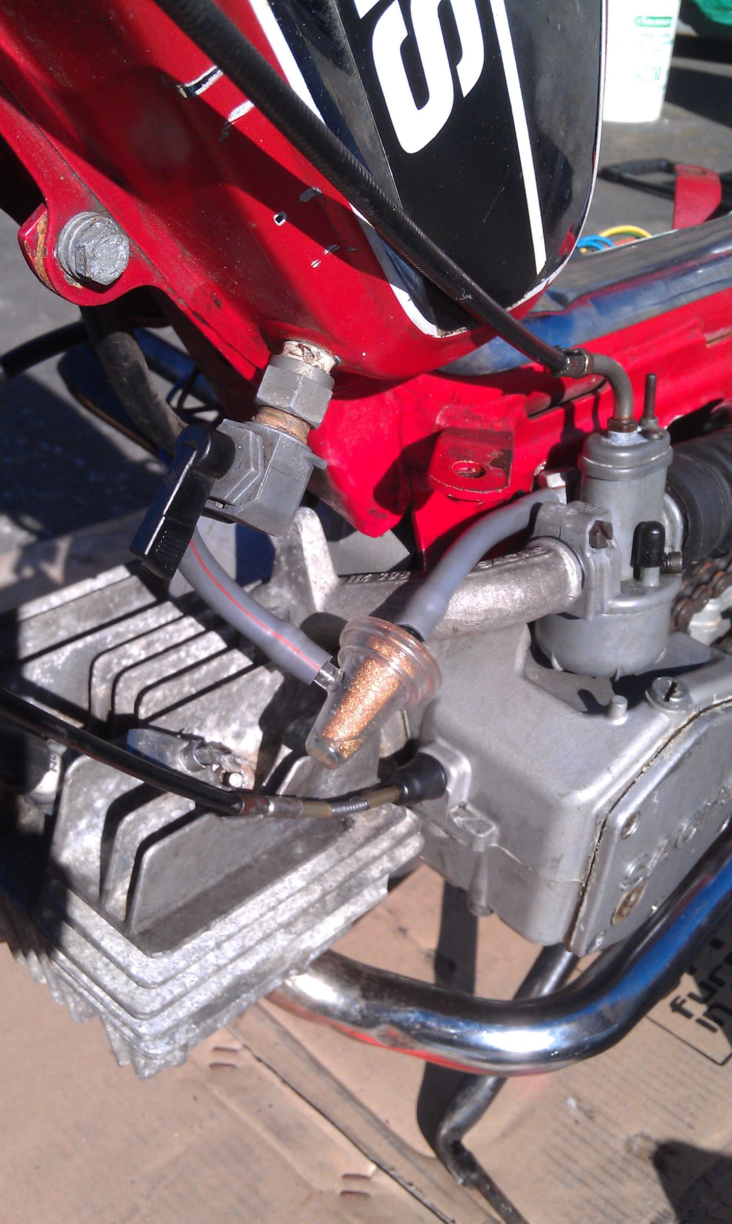 MOPED INLINE FUEL FILTER 5 Steps Instructables