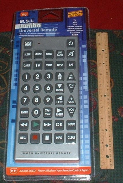 An Easy to Use TV Remote for Seniors.